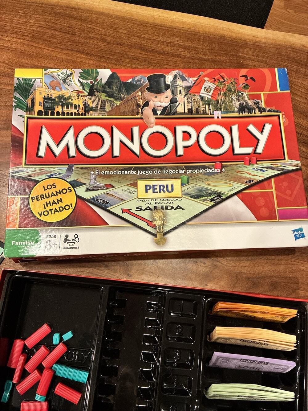 Monopoly PERU edition Spanish RARE board Game